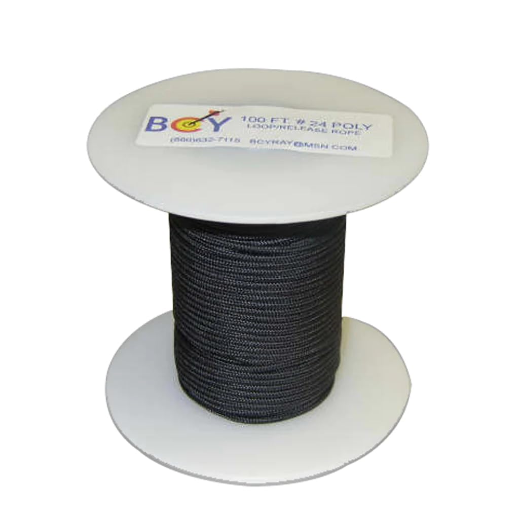 BCY24 D-Loop Material Black 100 ft.