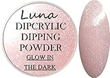 SHEBA NAILS Glow In The Dark Dipcrylic Dip Dipping Powder - 1OZ. - Milky Way