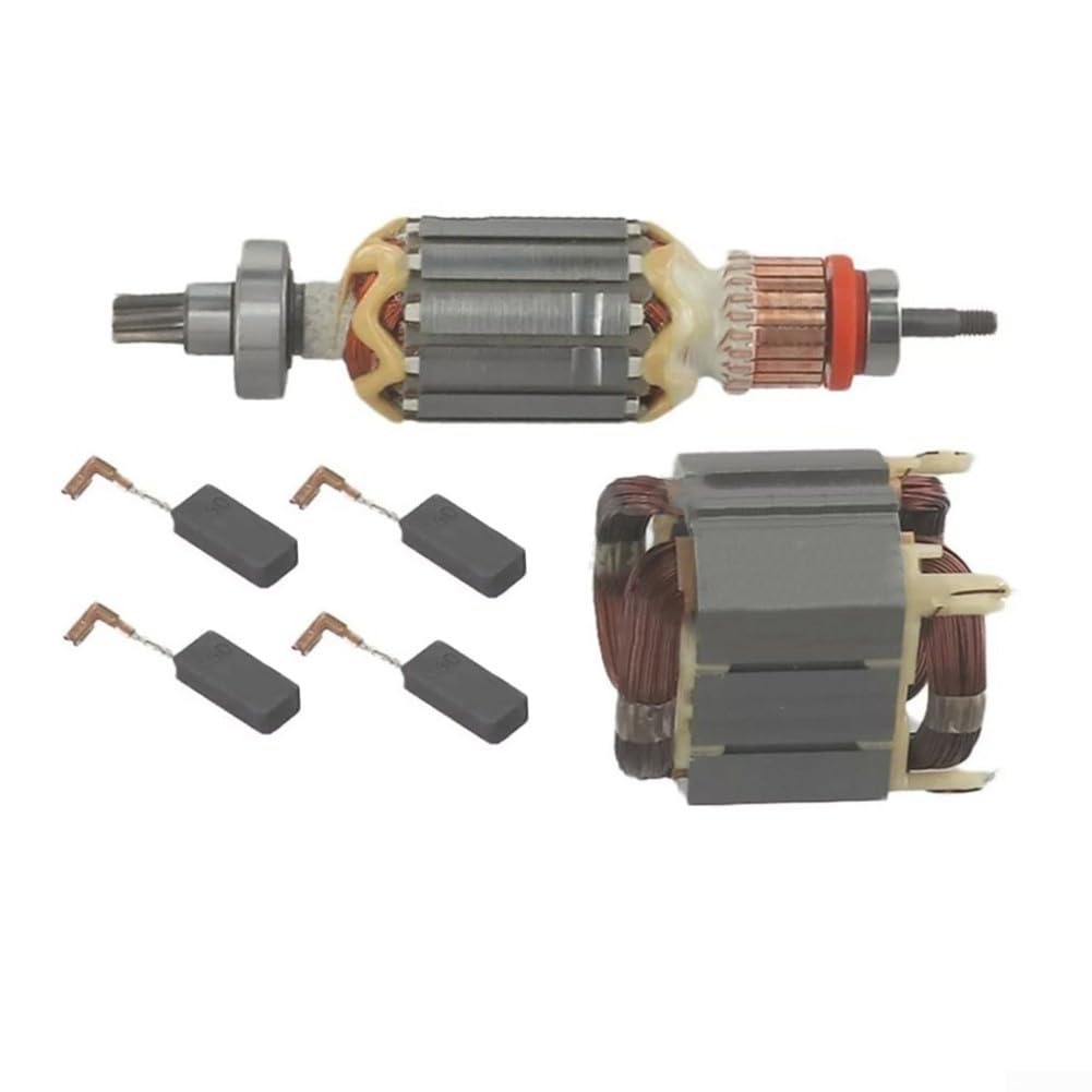Ensemble de pièces de rechange pour outils électriques avec stator et 4 balais de carbone pour Makita HR4001C HR4010C HR4011C HR4003C HR4013C, remplacement pour 513633-7 625758-6 CB350