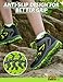 R CORD Girls Hiking Boots Kids Hiking Boots Outdoor Walking Tennis Boots Waterproof Non Slip Fashion Sneakers NeonGreen 12 Little Kid