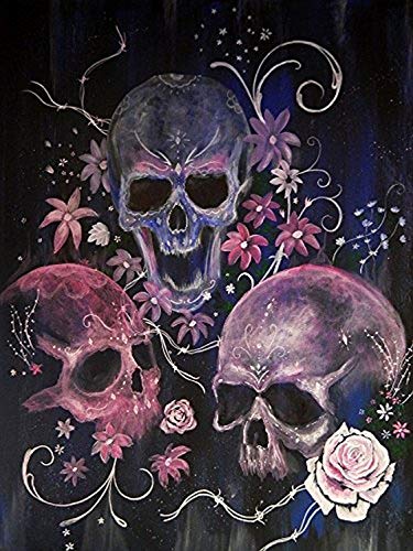 buyartforless Beautiful Chaos Skulls 32x24 GICLEE 12 Color Art Print Poster by Ed Capeau Made in The USA