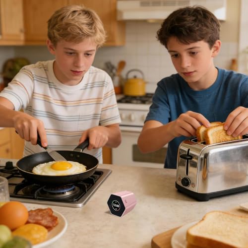 Temporizador de cocina digital y reloj digital recargable con cuenta regresiva 3