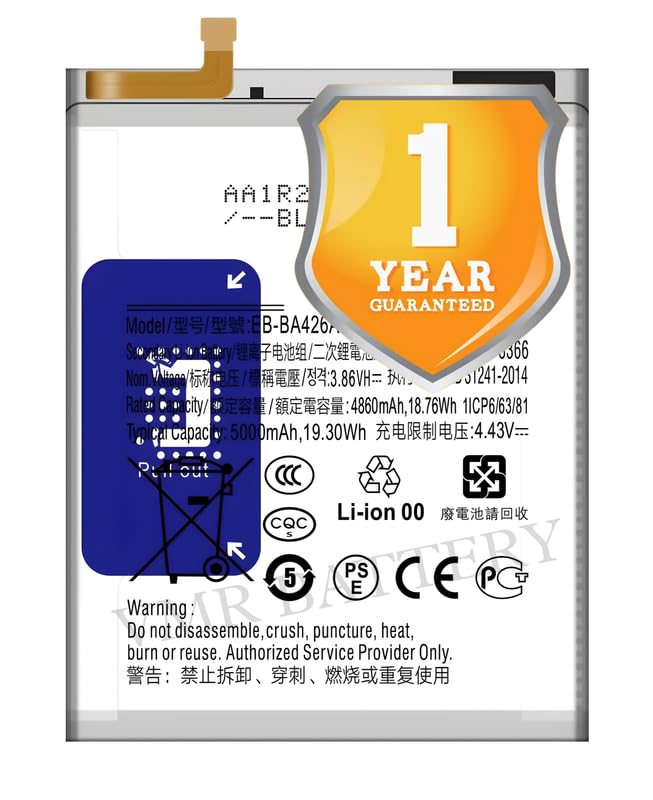 Image of Original EB-BA426ABY Battery for Samsung Galaxy A32 5G (SM-A326B) | A42 5G (SM-A426B) | A72 (SM-A725F) | M22 (SM-M225FV) | M32 5G (SM-M326B) | M42 5G (SM-M426B) - (5000mAh) - 1 Year Warranty K7