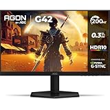Monitor Gamer AOC AGON G42 24' 200Hz 0,3ms IPS HDR10 NVIDIA G-Sync 24G42HE
