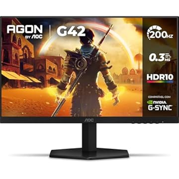Monitor Gamer AOC AGON G42 24" 200Hz 0,3ms IPS HDR10 NVIDIA G-Sync 24G42HE