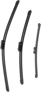 Front Windshield Wiper Blades & Rear Wiper Blade for BMW X3 2018-2024 / BMW X4 2019-2024, 26"+20"+12" Premium All-Season Quiet Windshield Wiper Blades OEM Replacement Set