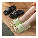 Kapcie łazienkowe EVA Summer Women Outdoor Rubber Slippers Indoor Soft Sole Couple Graffiti Sandals dla domu Sower, Unisex(Pink,39 EU)