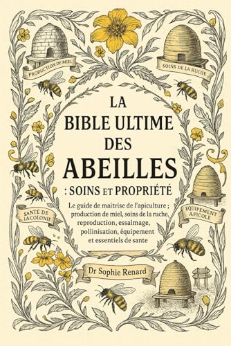 LA BIBLE ULTIME DES ABEILLES : SOINS ET PROPRIÉTÉ: Le guide de maîtrise de l'apiculture : production de miel, soins de la ruche, reproduction, ... et essentiels de santé (French Edition)