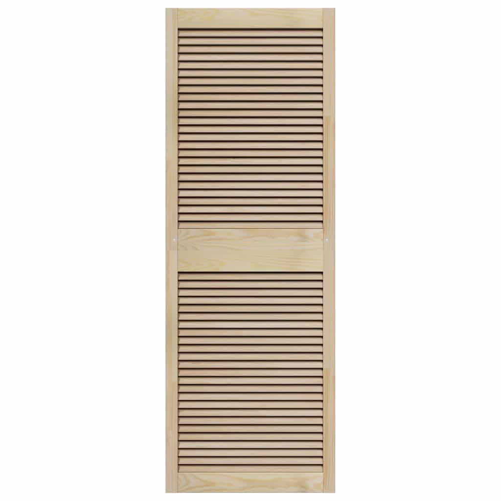 Genérico Puerta de Armario con Puerta 2 pcs Natural 140.5 x 2 x 59.5 cm,Bricolaje,Accesorios de Bricolaje,Ferretería para armarios,Puertas de armarios-42019271