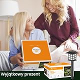GIGALUMI Lampy solarne na zewnątrz, zasilane energią słoneczną, wodoodporne, do ogrodu, krajobrazu, ścieżek, podwórka, patio, podjazdu i alejek, ciepłe białe światło, automatyczne wł./wył., 8 szt.