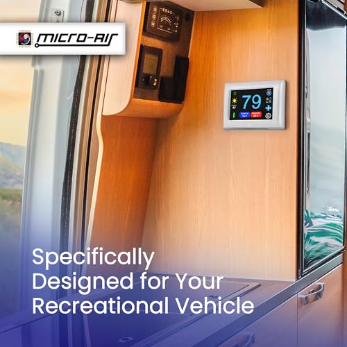 image for MICRO-AIR EasyTouch Digital RV Thermostat Replacement - Programmable a