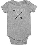 Wildling Arrows Game of Thrones Unisex Short Sleeved Baby Onesie (White, 12-18 Months US)