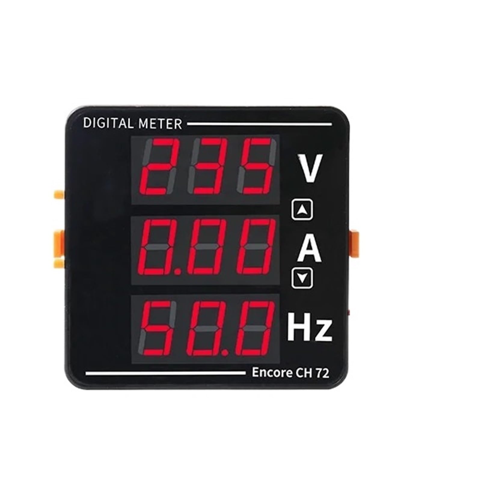 AC Ammeter Voltmeter Three Display Current Voltage Frequency Meter AC50-500V AC0-120A 10-99.9Hz