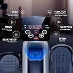 Under Desk Elliptical Machine,Electric Leg Exerciser for Seniors,12 Adjustable Speeds&12 Modes with Remote Control,Elastic Rope,Manual&Auto Mode for Home Office - Image 2