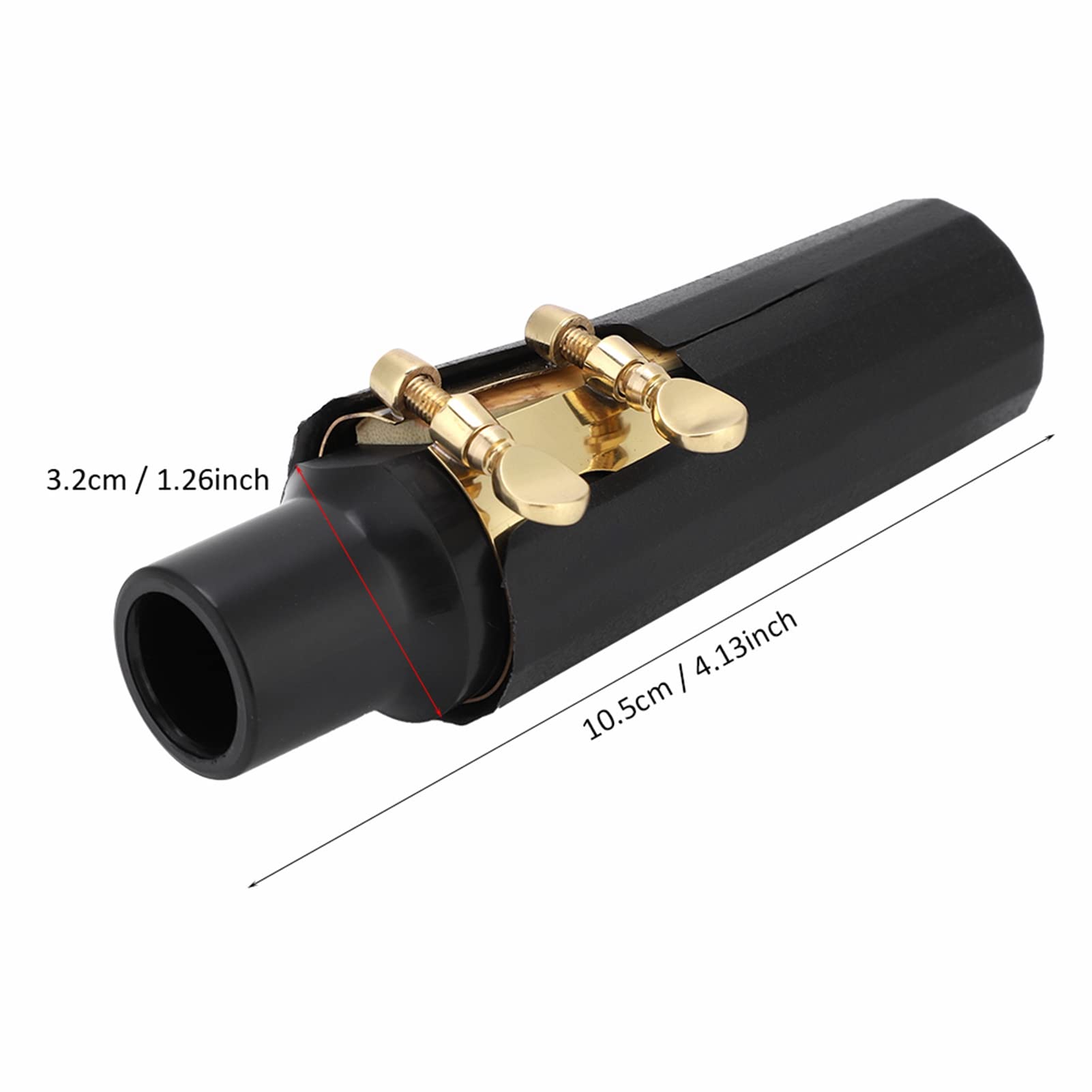 Sax Mouthpiece Set, ABS Excellent Effect Musical Instruments, Portable Practical Concert for Playing