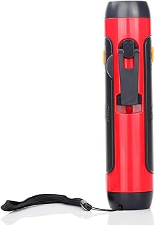 Latarka + radio+ Powerbank ładowarka do telefonu komórkowego, przenośne dynamo, radio korbowe FM / AM radio awaryjne na wędrówki, kemping, do użytku w sytuacjach awaryjnych, wielofunkcyjne, radio outdoorowe