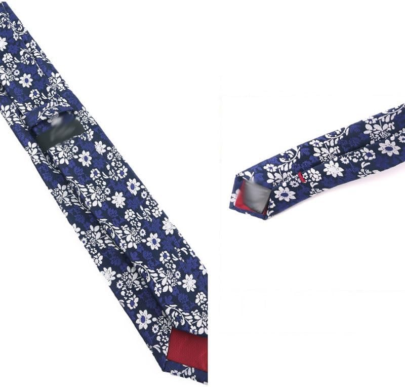 Diagonal Striped Cashew Flower Tie For Men's Yarn dyed Business Formal Professional