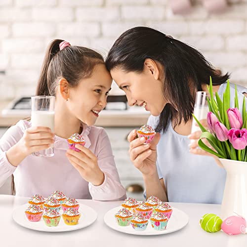 Cocnny 600Pcs Easter Mini Cupcake Paper Liners, Happy Easter Baking Cups Muffin Case Cupcakes Wrappers, Egg Chick Bunny Cake Chocolate Candy Wrap Making Supplies For Spring Birthday Party (10 Styles) #TOP4