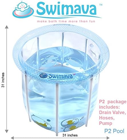 Swimava Baby Pool/Bath Tub (P-2) Pool Only (86 Gallons) (Large- 86 Gallon)