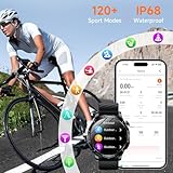 Smart Watch for Men Women with Blood Pressure & ECG, 1.43" AMOLED Fitness Tracker with Bluetooth Calls/SOS Help, 24/7 Heart Rate/SpO2 /Sleep Monitor, 120 Sports Modes, IP68 Waterproof for Android iOS - Image 6