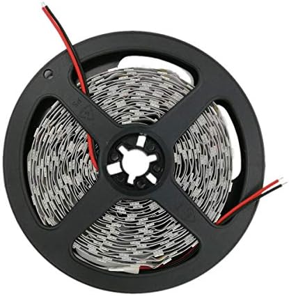 YUNBO LED Strip Lights Cool White 6000-6500K 5M 300 Units SMD 5630 12V IP20 NO Waterproof LED Tape Lights Flexible Cuttable for Bedroom, Kitchen Cabinet, Living Room Lighting