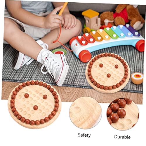 Jeu d'échecs en bois pour stimuler la concentration des enfants - 7