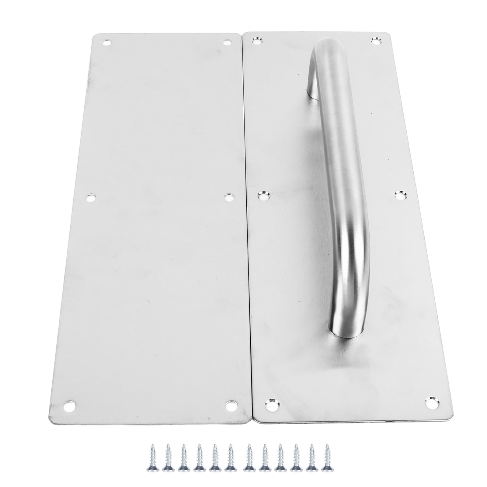 Annadue Poignée de Porte en Acier Inoxydable, Plaque Push-pull avec Vis, Poignée de Porte Commerciale pour Coulissante de d'entrepôt de Bureau à Domicile