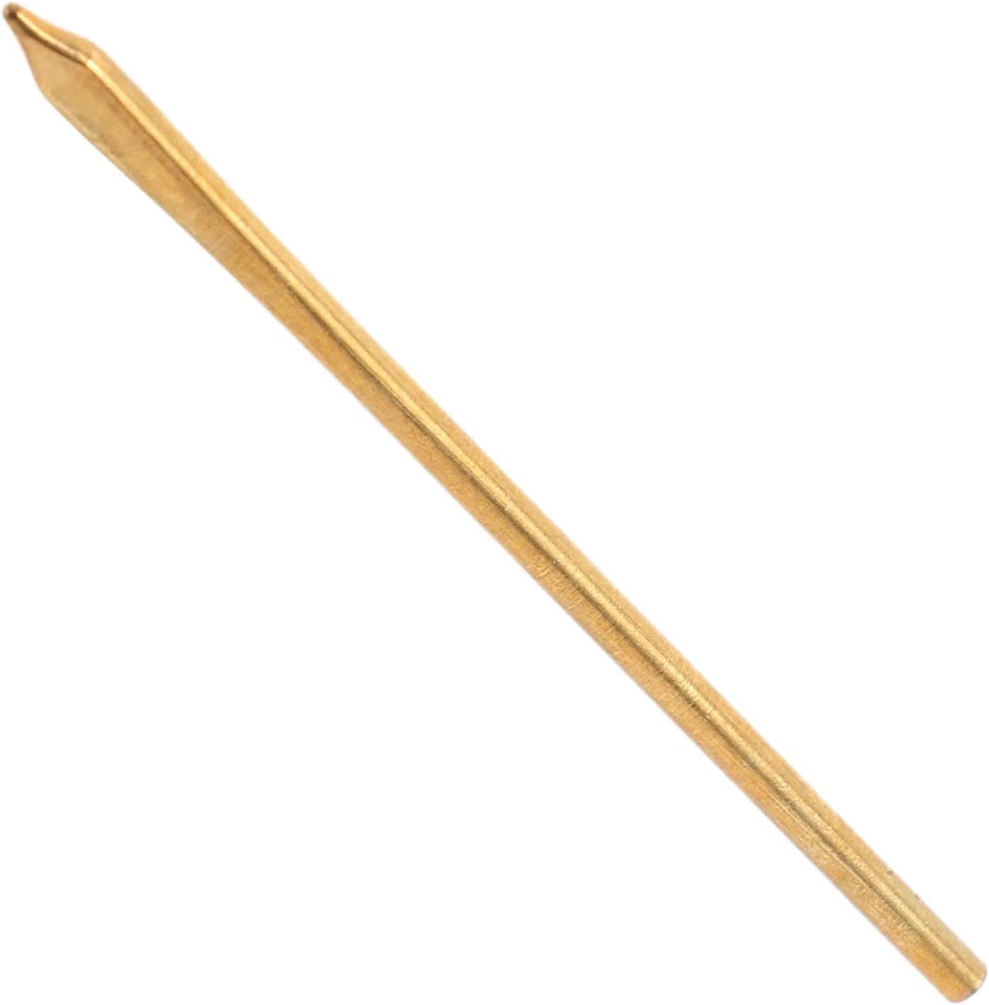 PERSELOSO Brass Leather Sewing Needle for Leathercraft, Heavy Duty Hand Stitching Needle with Flat Head, DIY Sewing Tool for Shoe Repair and Upholstery Projects