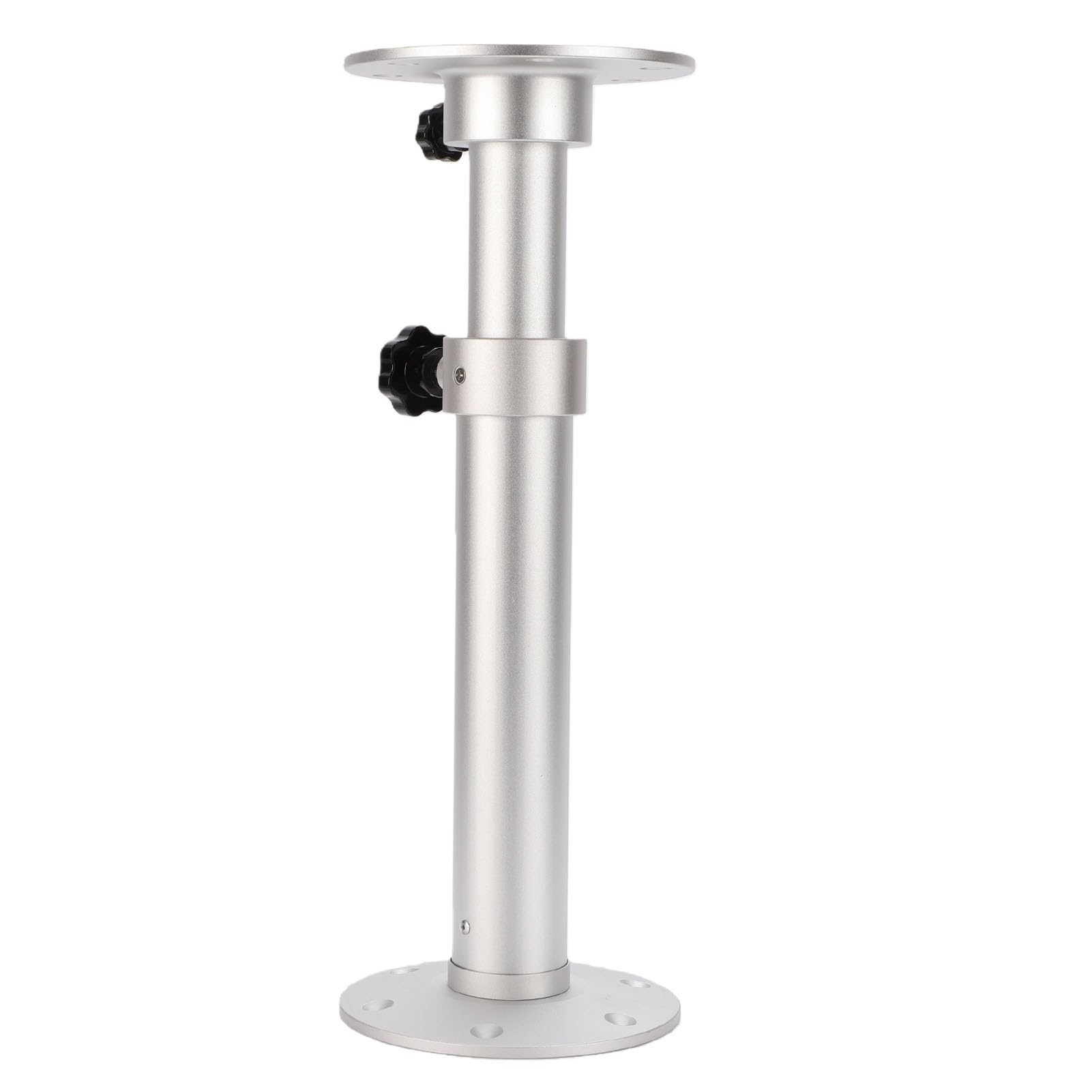 Pedestal de Mesa para Barco de Aluminio Ajustable con Diseño Desmontable para Casa Rodante de Yate RV, de 17,7 a 27,5 Pulgadas, Capacidad de Carga Resistente, Material Inoxidable