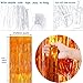 Orange Graduation Party Decorations UTK/Orange Birthday Party Decorations/Fall Bridal Shower Wedding Thanksgiving/Sequin Table Runner Foil Fringe Curtains