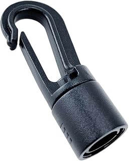 Plastic Shock Cord Hook 10-Pack for Kayak Deck Rigging