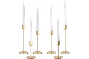 Enchanting Set of 3 Gold Candle Holders