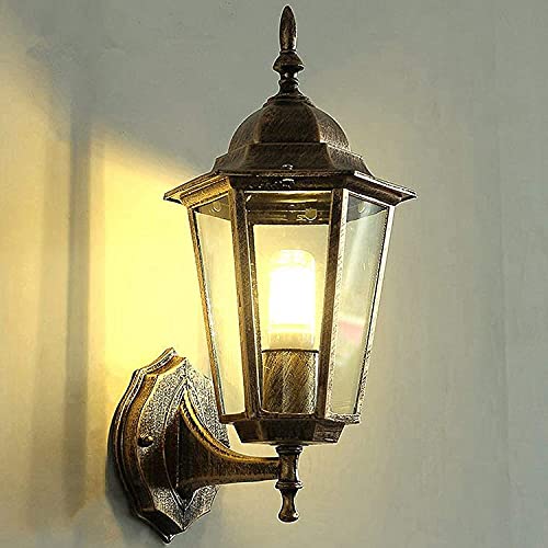 Lámpara de jardín vintage para balcón y corredor europeo IP65