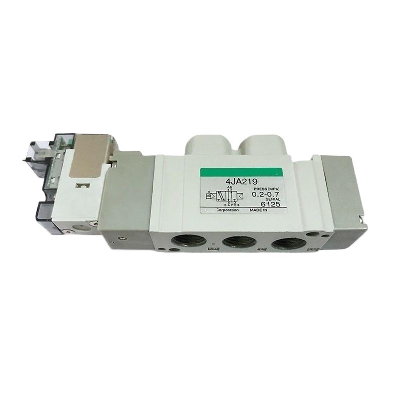 Électrovanne pneumatique 4JA219-06-E2-3 contre les pannes de pression 220V