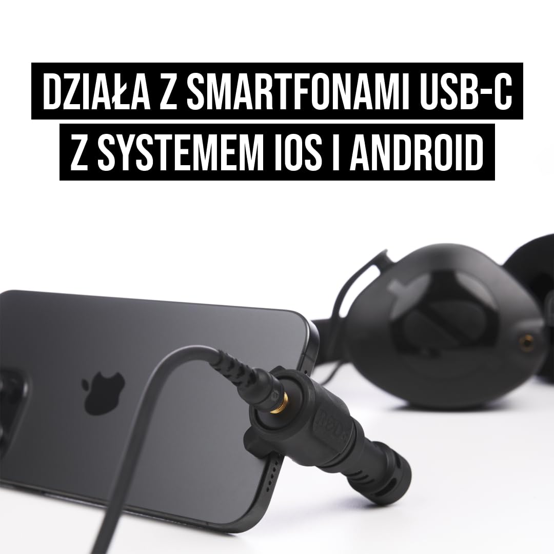 RØDE VideoMic Me-C+ jest mikrofonem kierunkowym do urządzeń mobilnych z portem USB-C (iOS i Android), idealnym do tworzenia treści mobilnych