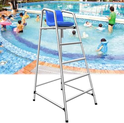 Silla de salvavidas para piscina acero inoxidable 180 cm miniatura 1