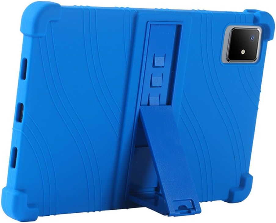 Compatible with Case for Lenovo Erazer M20 10.4 INCH Tablet, Full Coverage Ultra Slim Adjustable Stand Silicone Shockproof Lightweight Protective Cover Case (Blue)