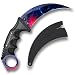 FadeCase Karambit Elite - Black Peal - Real CSGO Knife Skin Counter Strike Global Offensive Full Tang Fixed Blade Unique Serial Number