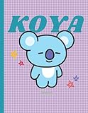  KOYA: BT21 NOTEBOOK for Math and Science Class  120 Pages 8.5\'\' x 11\'\' [A4 FORMAT] Squared Paper Journal  Perfect for BTS ARMY & KPOP FANS