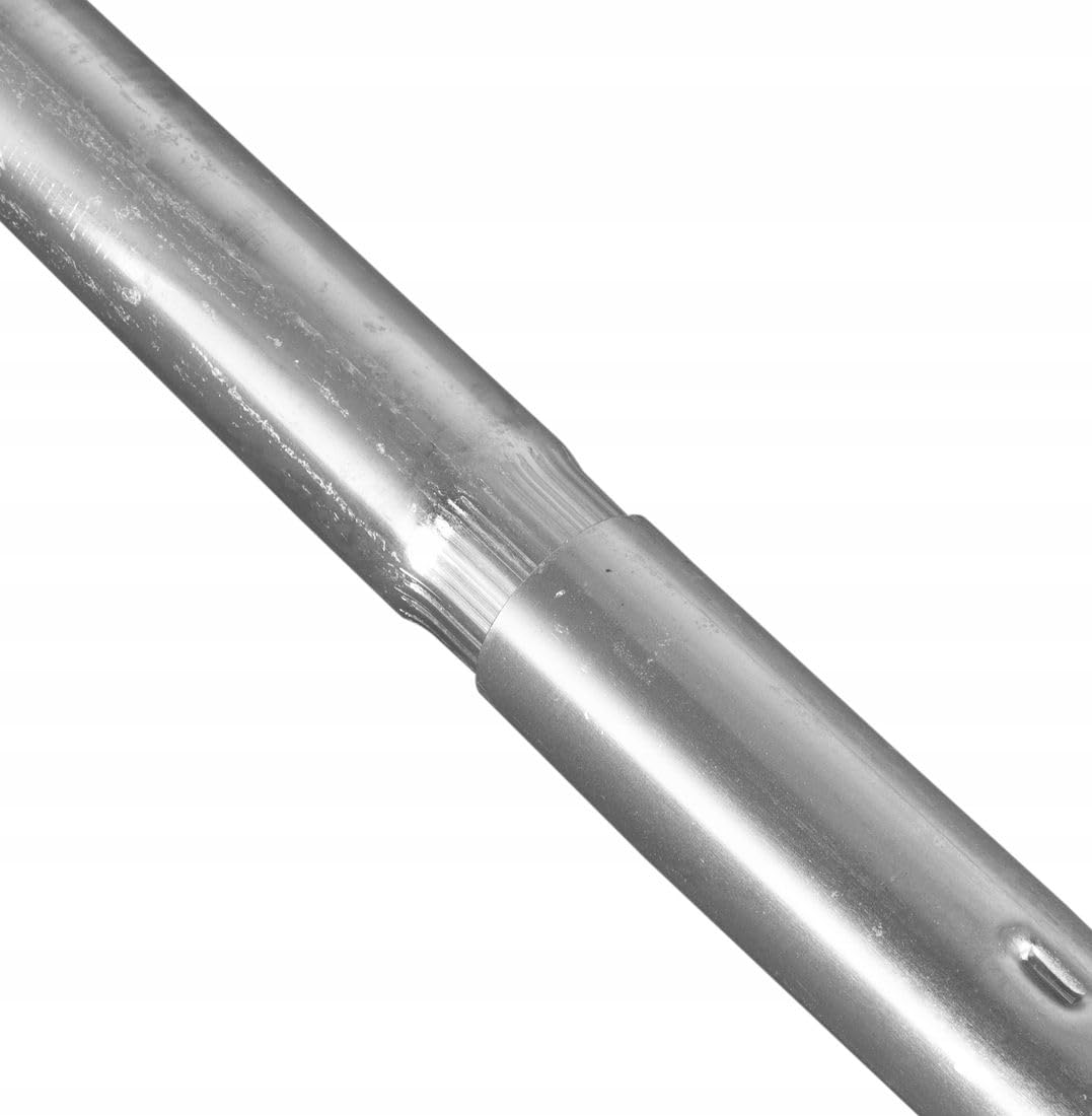 Support de balustrade 3 m 2 x 150 cm mât d'antenne + support d'angle