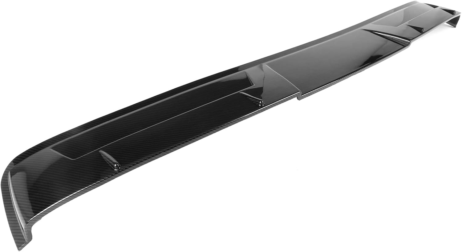 FREEMOTOR802 Compatible with 2018-2025 Toyota Camry Roof Spoiler, V2 Style Carbon Fiber Look ABS Plastic Rear Window Roof Spoiler Wing