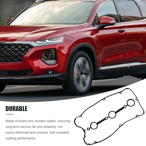 Image of VS50386 Engine Valve Cover Gasket Set Replacement for Hyundai XG300 XG350 Santa Fe Kia Amanti Sedona Sorento 3.0L 3.5L V6 24V, 2 Valve Cover Gaskets, 2 Spark Plug Tube Seals.