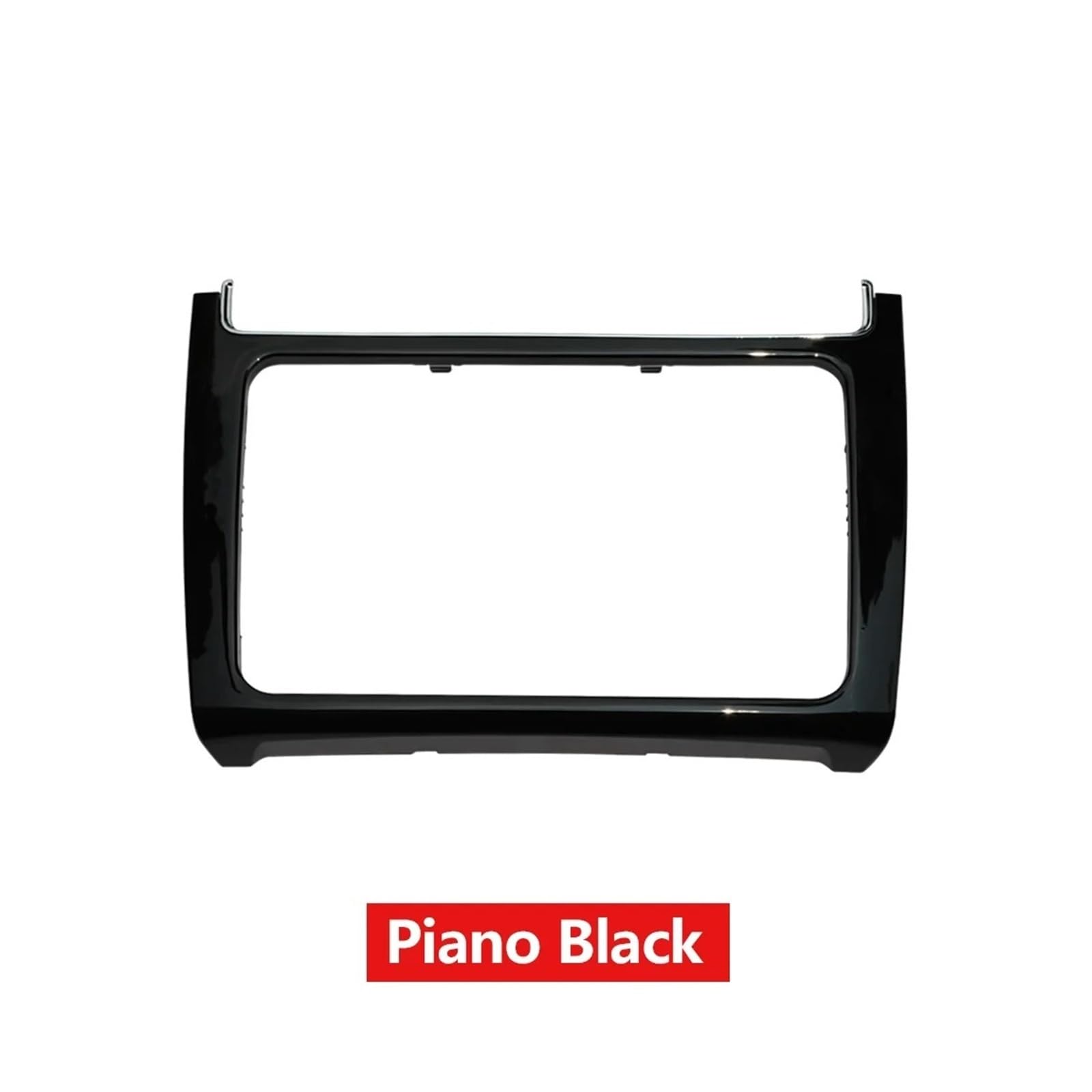 Mascherina Autoradio Cornice Stereo per VW per Polo 2014 2015 2016 2017 MQB 6C Pannello Radio ABS Telaio Interno Dvd Stereo Viso Telaio Trim Solo Kit