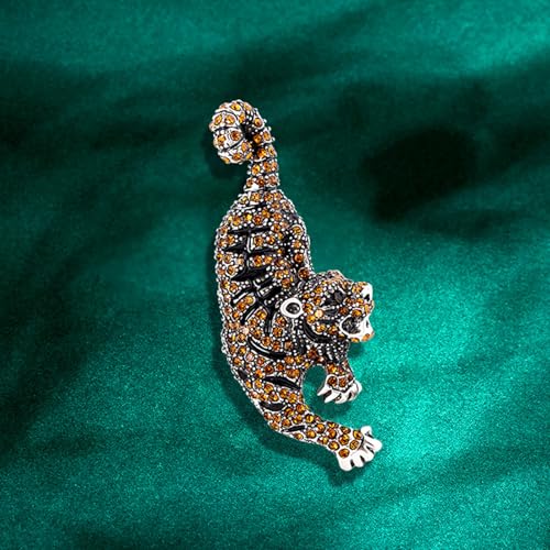 Image of Rhinestone /Enamel Animals Brooch and Pin for Women Elegant Animals Brooches Dress Accessories Birthday Gifts for Mom Wife