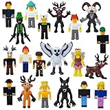 Genérico Set 20 Figuras 99 Noches Bosque Personajes Juego de Terror para Niños Colección de Juguetes Ciervo Búho Cabra...