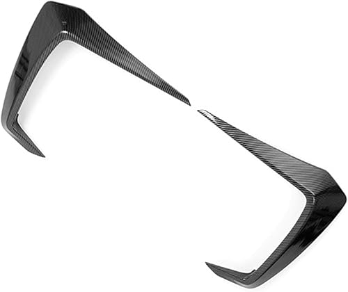 Miniatura 6 de JACBON Carbon Fiber Front Bumper Splitter Spoiler Covers Trim Fog Lights Eyebrow Wind Knife Stickerfor Nissan X-Trail 2021