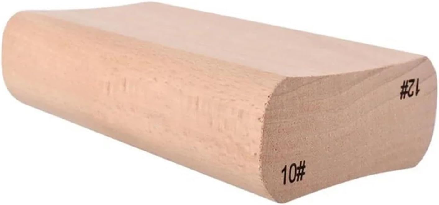 弦楽器製作者ツール サンディングブロック ギターメープル 半径サンディングツール 双方向木製ブロック(Size2)