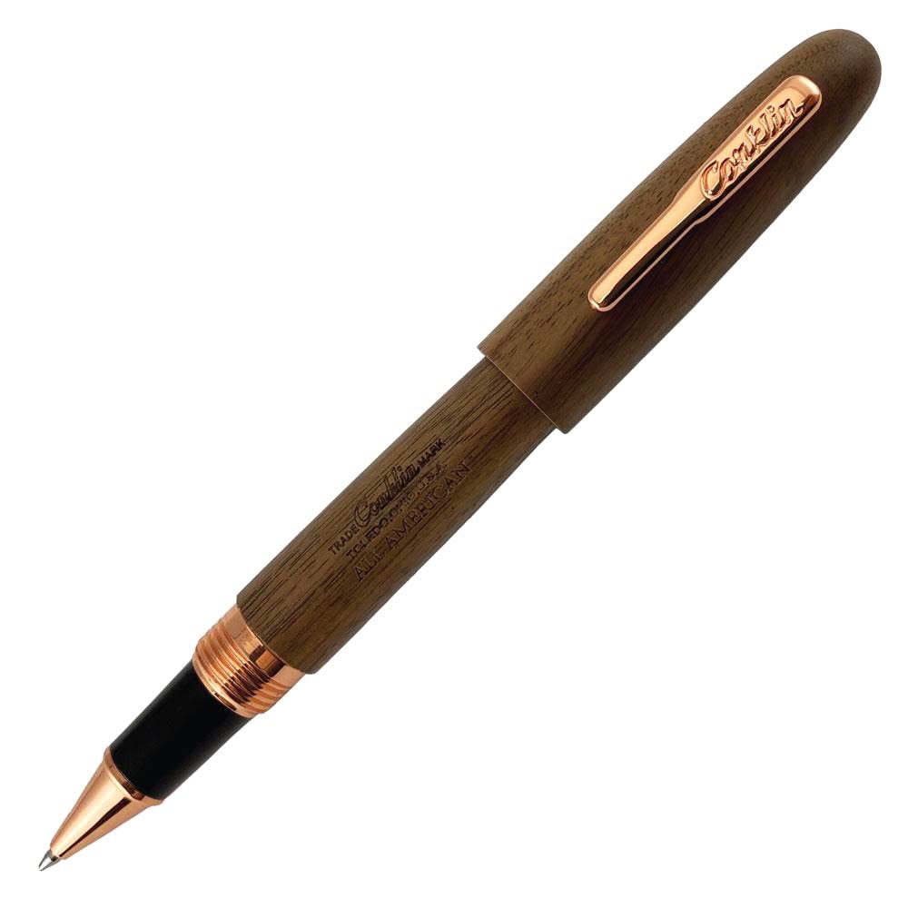 Conklin All American Golden Walnut Rose Gold Limited Edition Roller Kalem