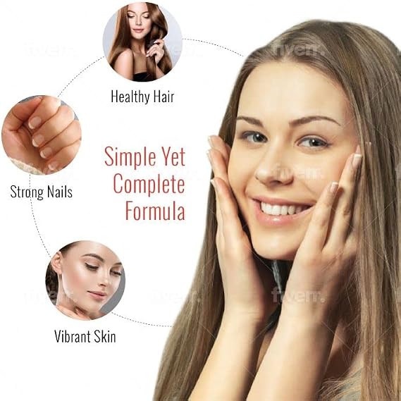 Complete Multivitamin for Men & Women - Hair, Nails and Skin Vitamins for Women - Biotin, Collagen, Keratin, More - 270 Capsules (90-Day Supply)