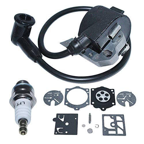 AUMEL Ignition Coil Spark Plug Repair Rebuild Kit for Stihl 015 015AV 015L Chainsaw 1114 404 3200